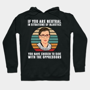 Ruth Bader Ginsburg Notorious RBG Quote Feminist Hoodie